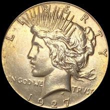 1927 Peace Silver Dollar ABOUT UNCIRCULATED