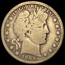 1899-O Silver Barber Half Dollar LIGHTLY CIRCULATED