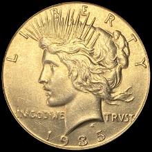 1935 Silver Peace Dollar ABOUT UNCIRCULATED