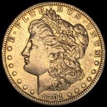 1901 Morgan Silver Dollar NEARLY UNCIRCULATED