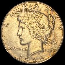 1926-S Silver Peace Dollar ABOUT UNCIRCULATED