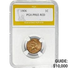 1906 Indian Head Cent PGA PR65 RED  PR65