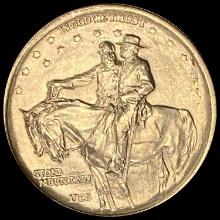 1925 Stone Mountain Silver Half Dollar GEM BU