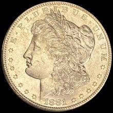 1881-S Silver Morgan Dollar CHOICE AU