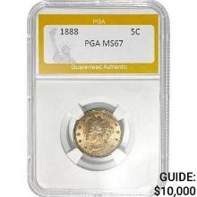 1888 Liberty Head Nickel PGA MS67  MS67