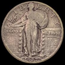 1927-S Standing Liberty Quarter LIGHTLY CIRCULATED