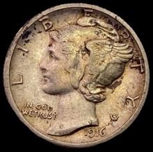 1916 Mercury Dime CLOSELY UNCIRCULATED