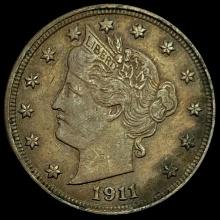 1911 Liberty Head Nickel NICELY CIRCULATED