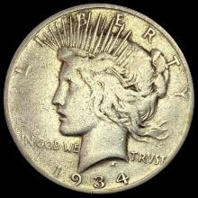 1934 Peace Dollar NICELY CIRCULATED