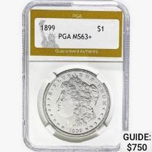1899 Morgan Silver Dollar PGA MS63+