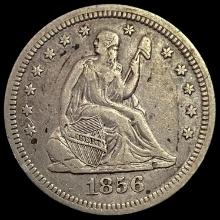 1856 Seated Liberty Quarter LIGHTLY CIRCULATED