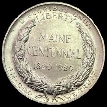 1920 Maine Centennial Half Dollar CLOSELY UNCIRCULATED