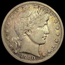 1900-S Barber Half Dollar LIGHTLY CIRCULATED