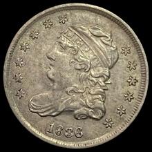 1836 Capped Bust Half Dime CHOICE AU
