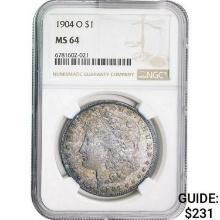 1904-O Morgan Silver Dollar NGC MS64