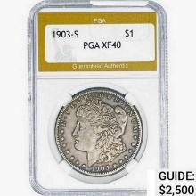 1903-S Morgan Silver Dollar PGA XF40