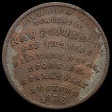This is an 1836 American Institute Medal NICELY CIRCULATED