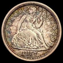 1857-O Seated Liberty Dime CLOSELY UNCIRCULATED