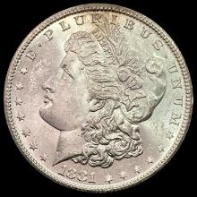 1881-S Morgan Silver Dollar GEM BU