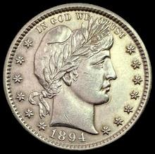 1894-S Barber Quarter UNCIRCULATED