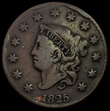 1825 Classic Head Large Cent NICELY CIRCULATED
