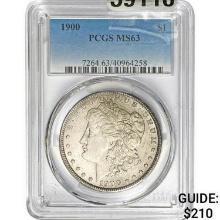1900 Morgan Silver Dollar PCGS MS63