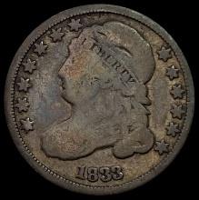 1833 Capped Bust Half Dime NICELY CIRCULATED