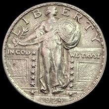 1924 Standing Liberty Quarter LIGHTLY CIRCULATED