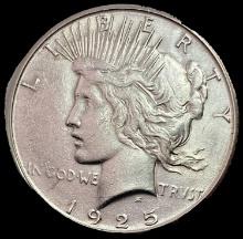 1925-S Peace Dollar CLOSELY UNCIRCULATED