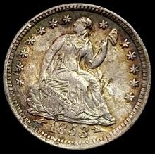 1853 Seated Liberty Half Dime LIGHTLY CIRCULATED