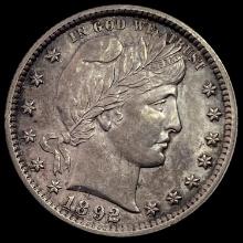 1892 Barber Quarter CLOSELY UNCIRCULATED