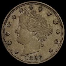 1883 Liberty Head Nickel No Cents NEARLY UNCIRCULATED