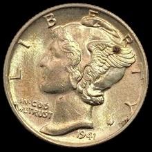 1941 Mercury Dime CHOICE BU