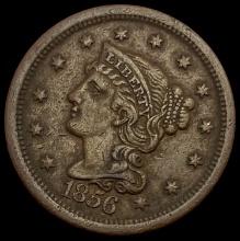 1856 Braided Hair Large Cent CLOSELY UNCIRCULATED