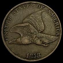 1858 Flying Eagle Cent LIGHTLY CIRCULATED
