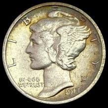 1917 Mercury Dime CLOSELY UNCIRCULATED