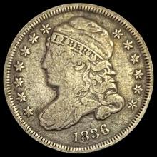 1836 Capped Bust Dime NICELY CIRCULATED