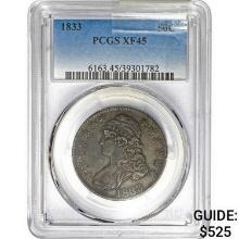 1833 Capped Bust Half Dollar PCGS XF46