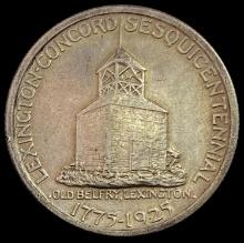 1925 Lexington-Concord Half Dollar CLOSELY UNCIRCULATED
