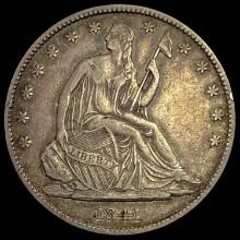 1841-O Seated Liberty Half Dollar NEARLY UNCIRCULATED