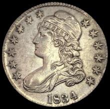 1834 Capped Bust Half Dollar CLOSELY UNCIRCULATED