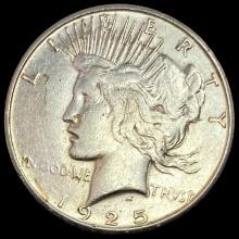 1925-S Peace Dollar NEARLY UNCIRCULATED