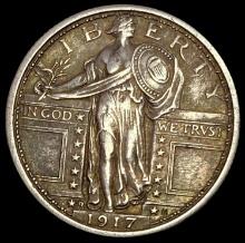1917-S Standing Liberty Quarter ABOUT UNCIRCULATED