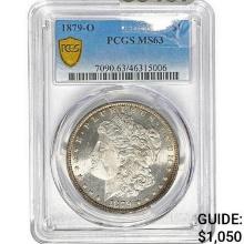 1879-O Morgan Silver Dollar PCGS MS63