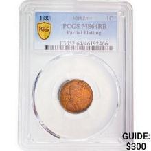 1983 Lincoln Memorial Cent PCGS MS64 RB