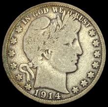 1914 Barber Half Dollar NICELY CIRCULATED