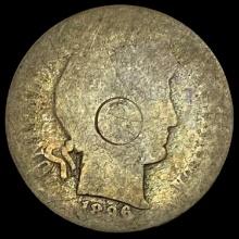 1896 Barber Dime NICELY CIRCULATED