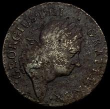 1793 Irish Halfpenny Token NICELY CIRCULATED