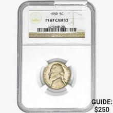 1959 Jefferson Nickel NGC PF67 CAMEO