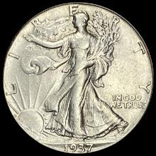 1937-S Walking Liberty Half Dollar CLOSELY UNCIRCULATED
